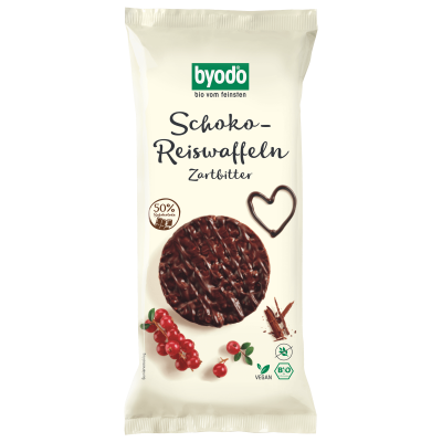 Byodo Schoko Reiswaffeln Zartbitter (65gr)